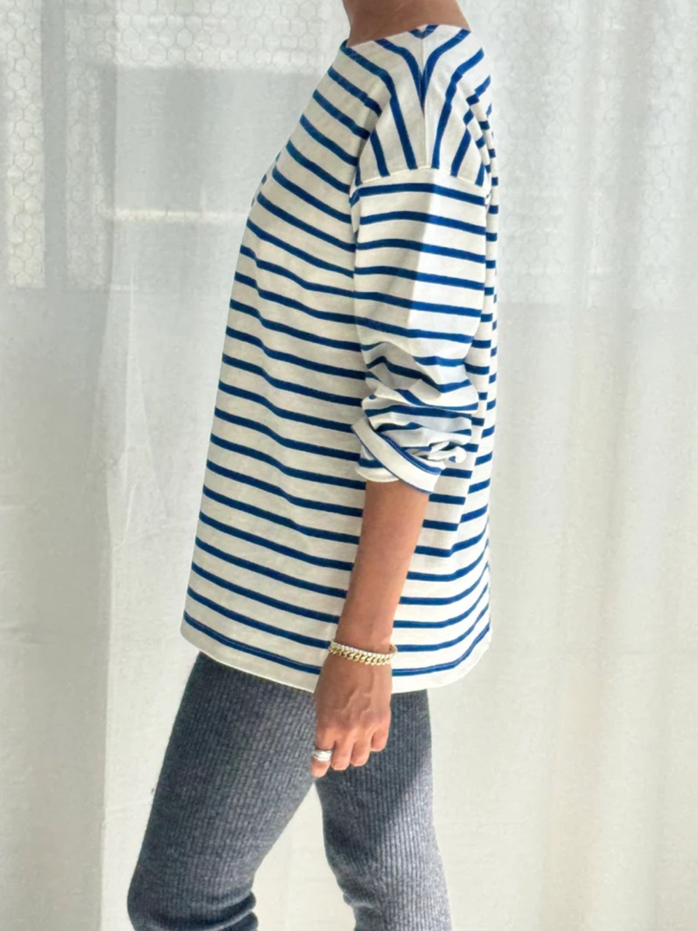 Marseille Boatneck Stripe Top - Picture 4 of 6